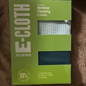 Window Cleaning Cloths - Green and Blue
